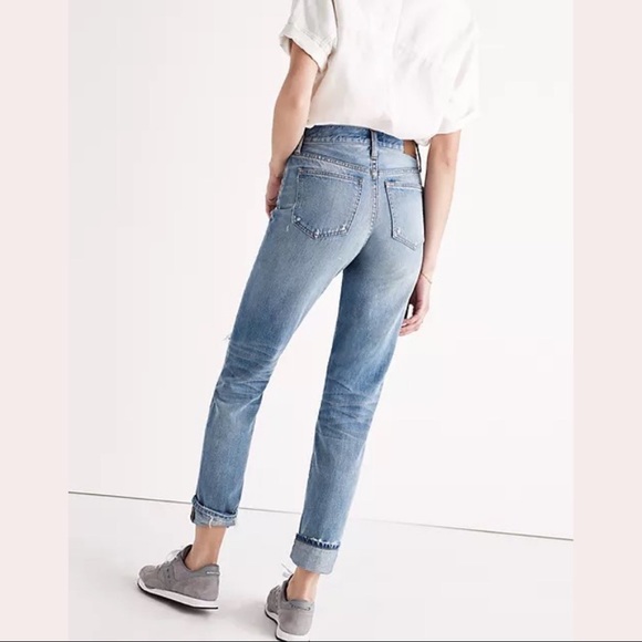 Madewell Women high waisted Distressed The Perfect Vintage Jean sz 26 in EUC - Picture 2 of 8